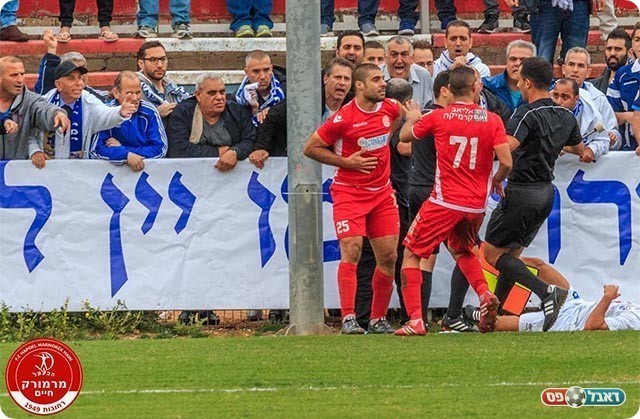 עוז יפרח קיבל את הכרטיס האדום (יוסי סוריק)